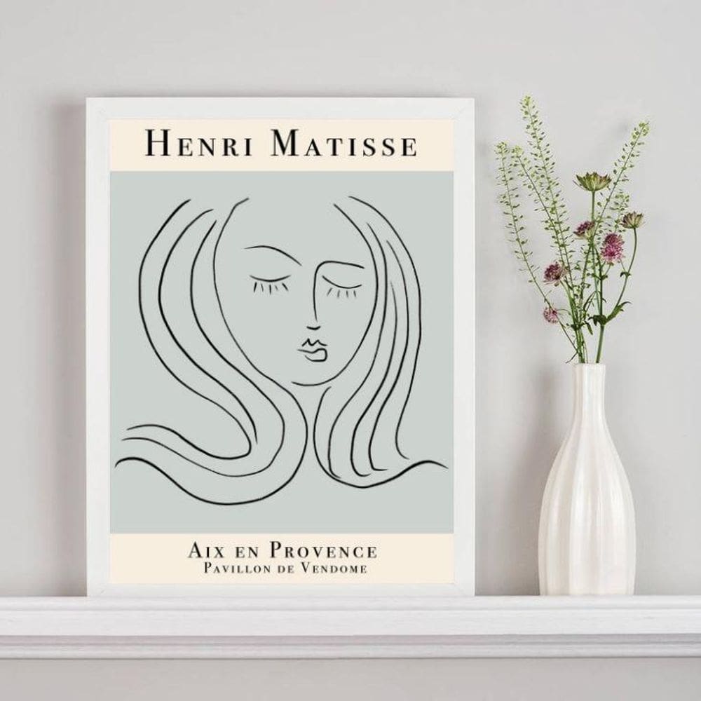 Quadro Poster Matisse - Aix En Provence 45X34Cm