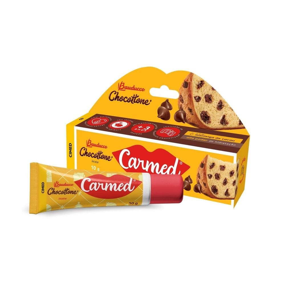 Hidratante Labial Carmed Chocottone Efeito Gloss 10g