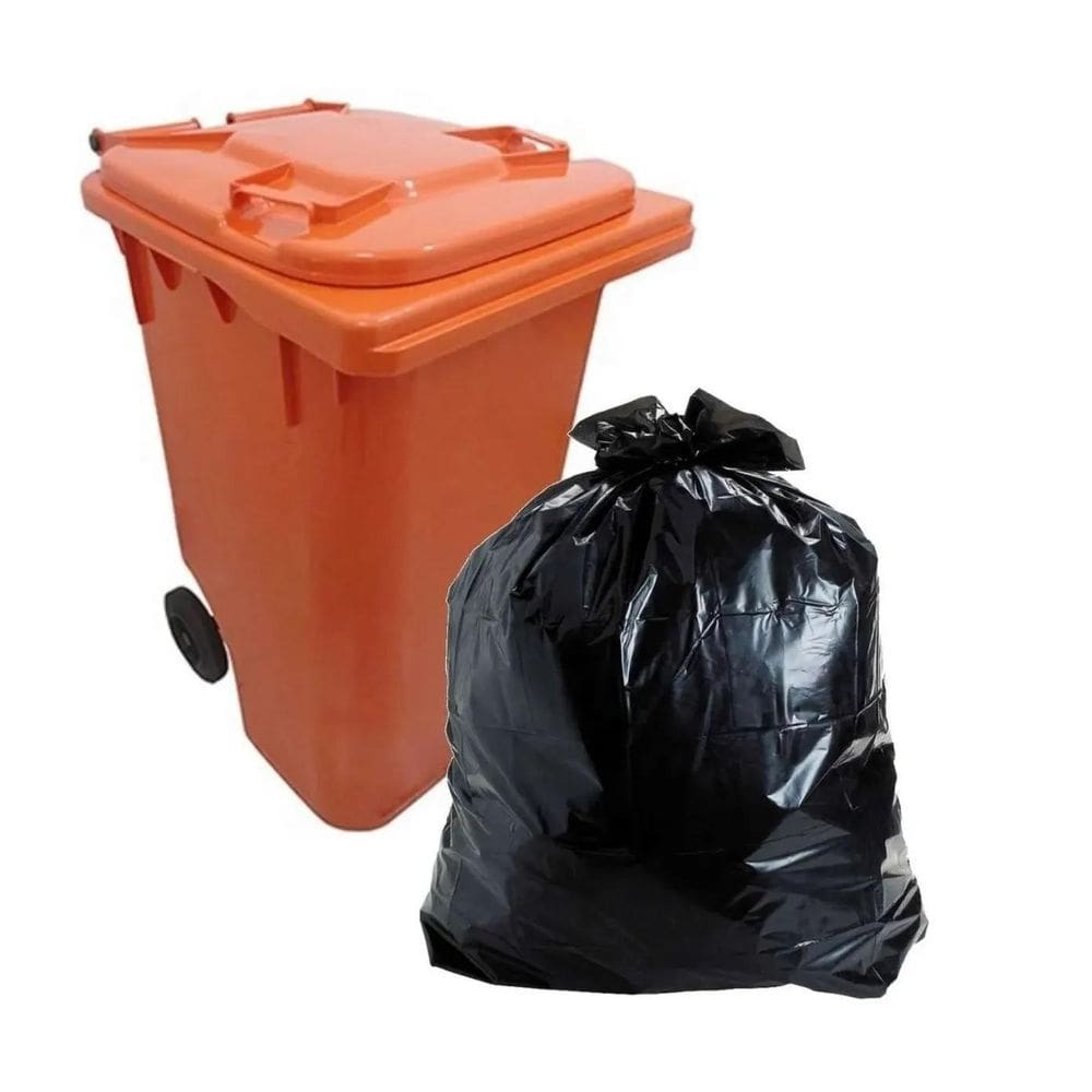 Saco Para Lixo 200 Litros Preto 90X110Cm X0,12Mic C/200 2Pct
