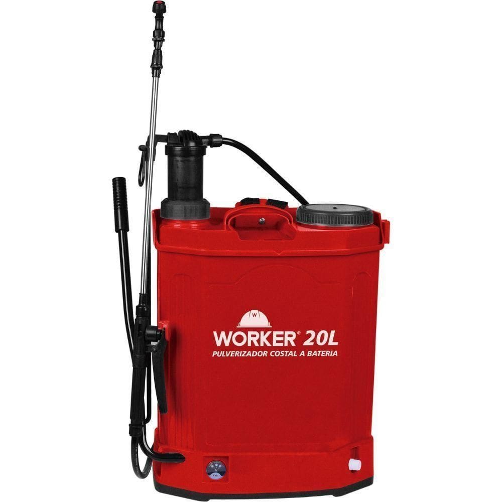 Pulverizador Costal 20 Litros Bateria Worker