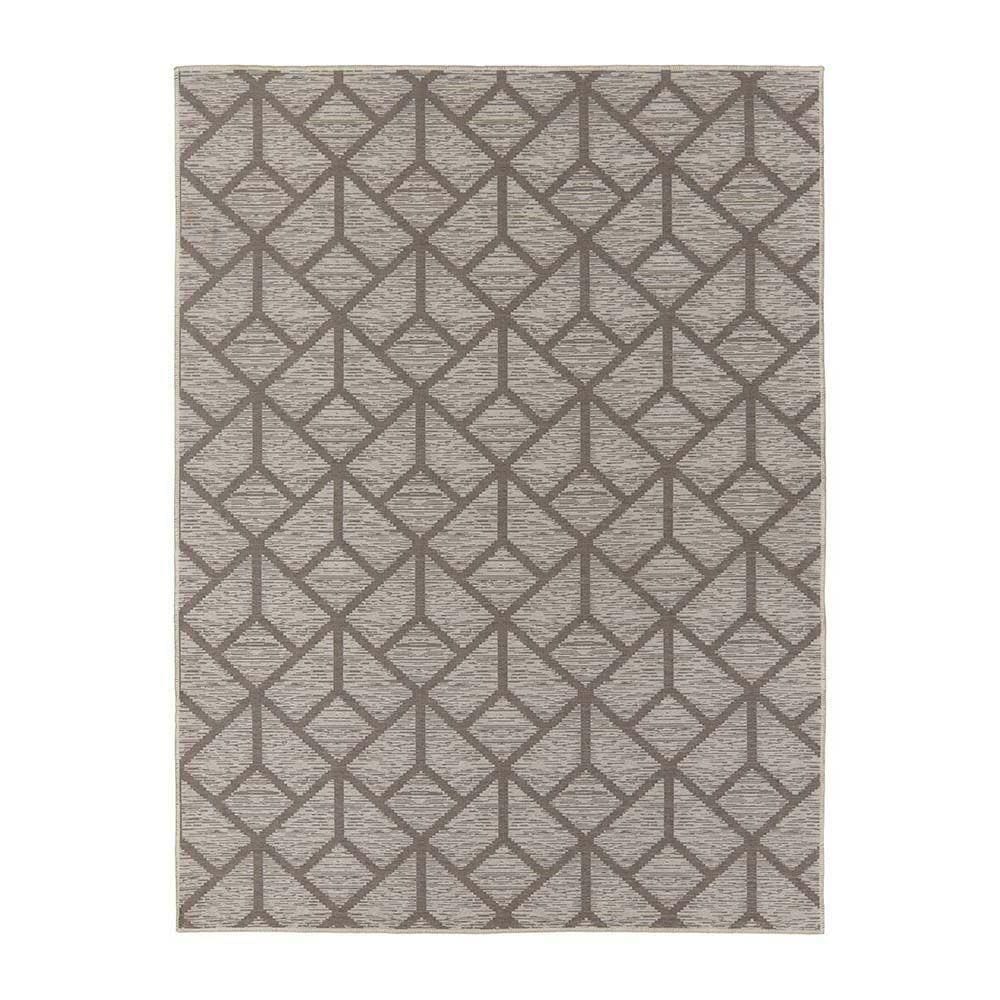 Tapete Para Sala Funcional Cobogo 60 Areia 2,00x3,00m