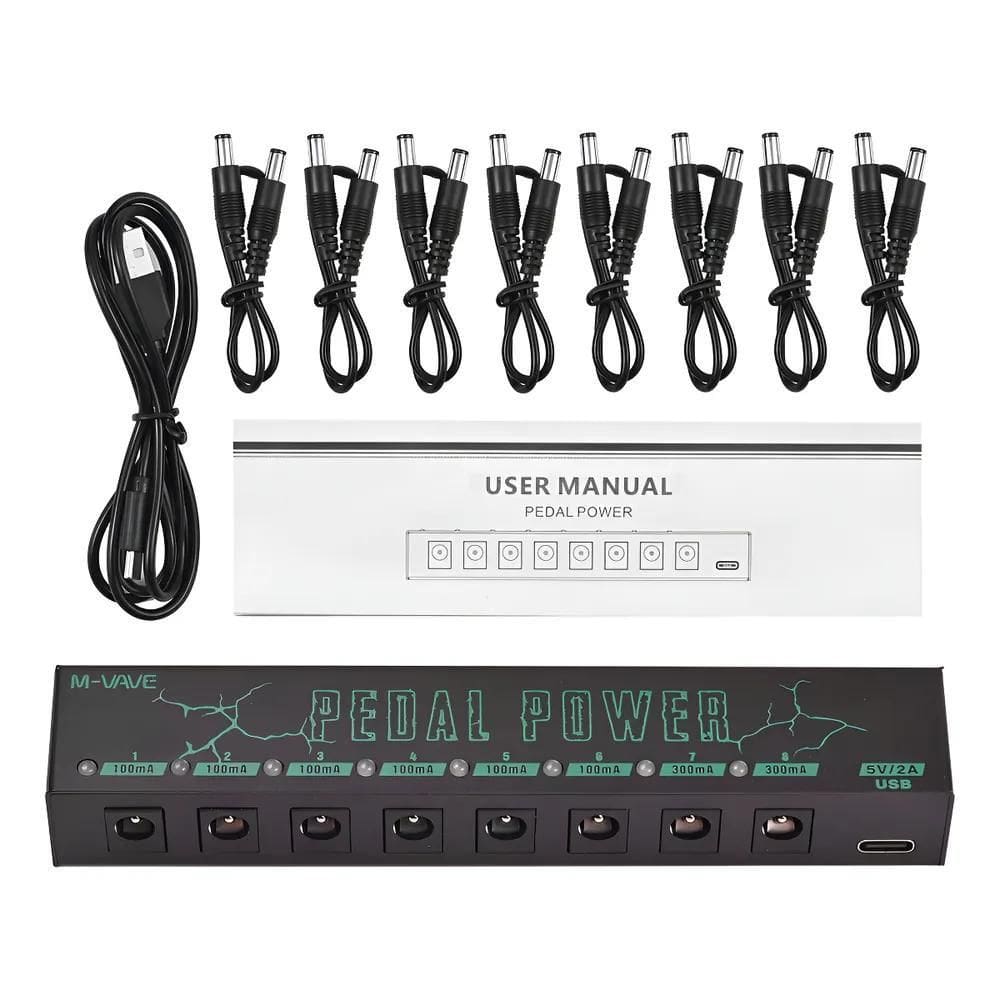 M-Vave Fonte De Alimentação Para Pedal De Efeito De Guitar