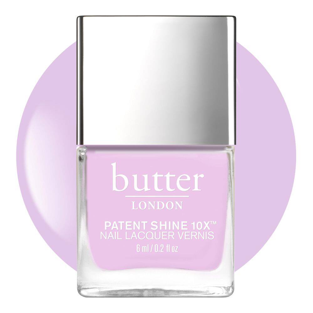 Manteiga de esmalte para unhas LONDON Patent Shine 10X English Lavender