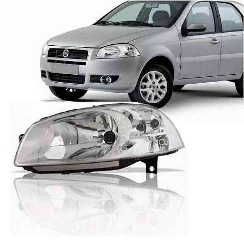Farol Palio Attractive 2008/2010 Esquerdo Magneti Marelli
