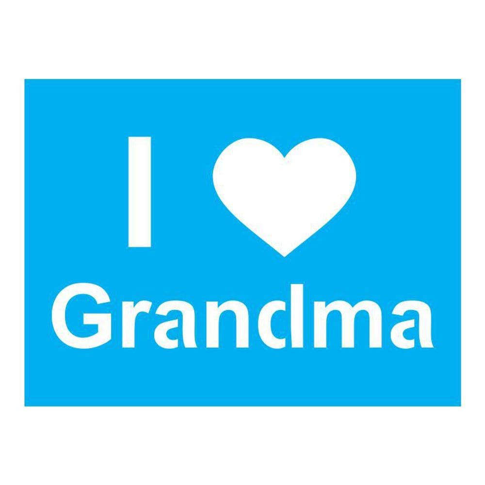Stencil Tamako I Love Grandma - 15X20Cm - Ref A2863