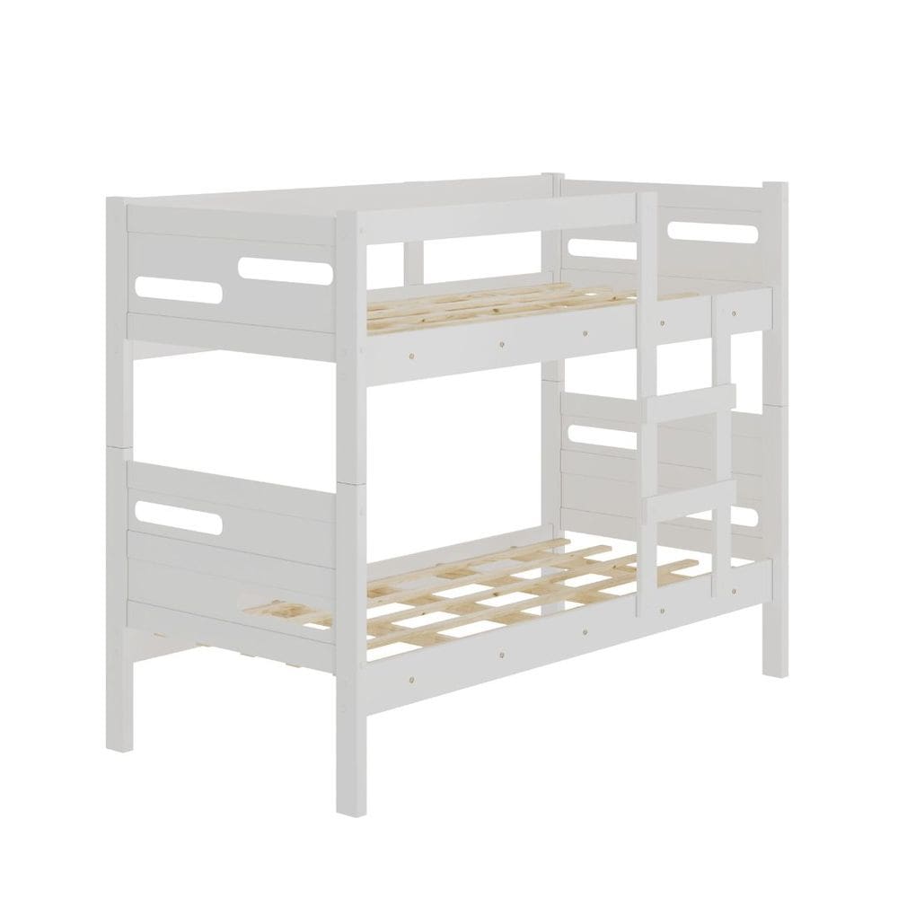 Beliche Estrela Com Grade De Proteção Lateral E Escada Branco