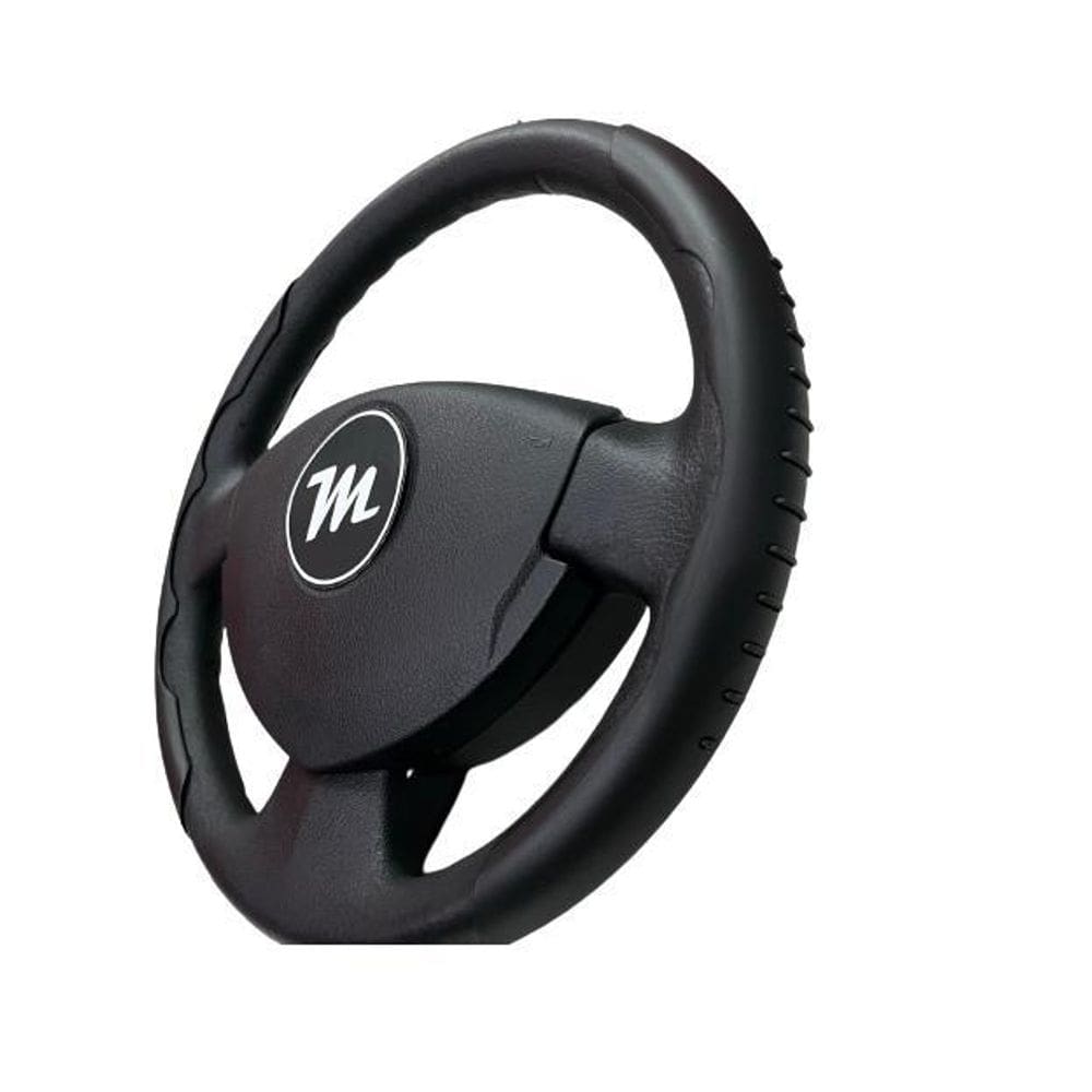 Capa Protetora Para Volante Miollo Preta Com Detalhe Preto