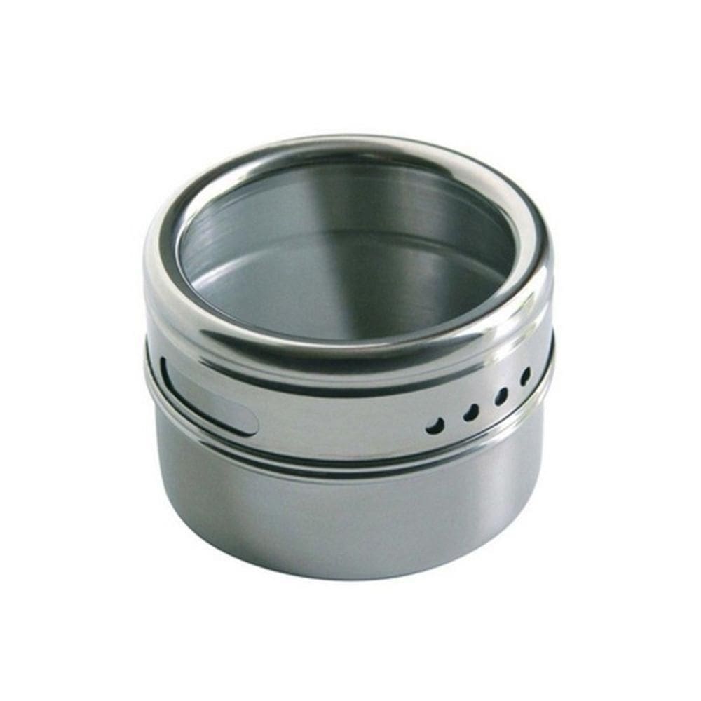 1 Porta Temperos Magnético Em Aço Inox