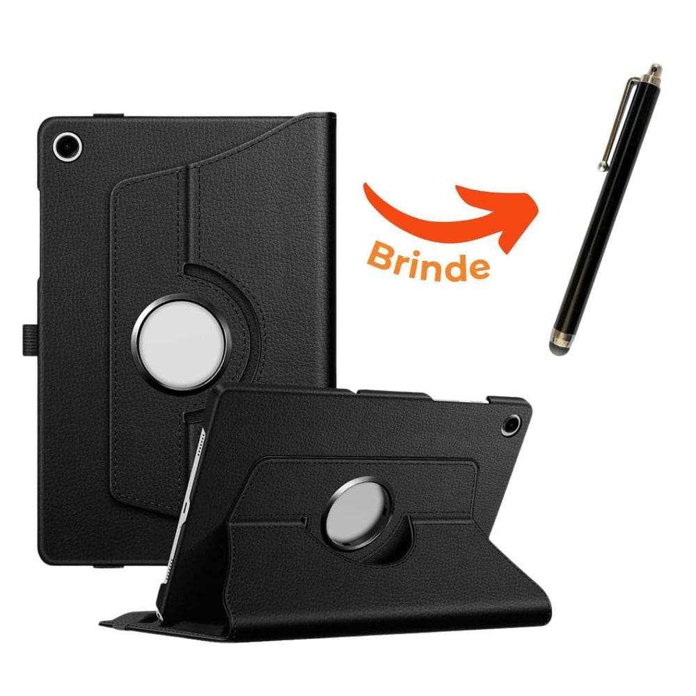 Capa Giratória + Caneta Universal Touch Tablet Tab A9+ Plus