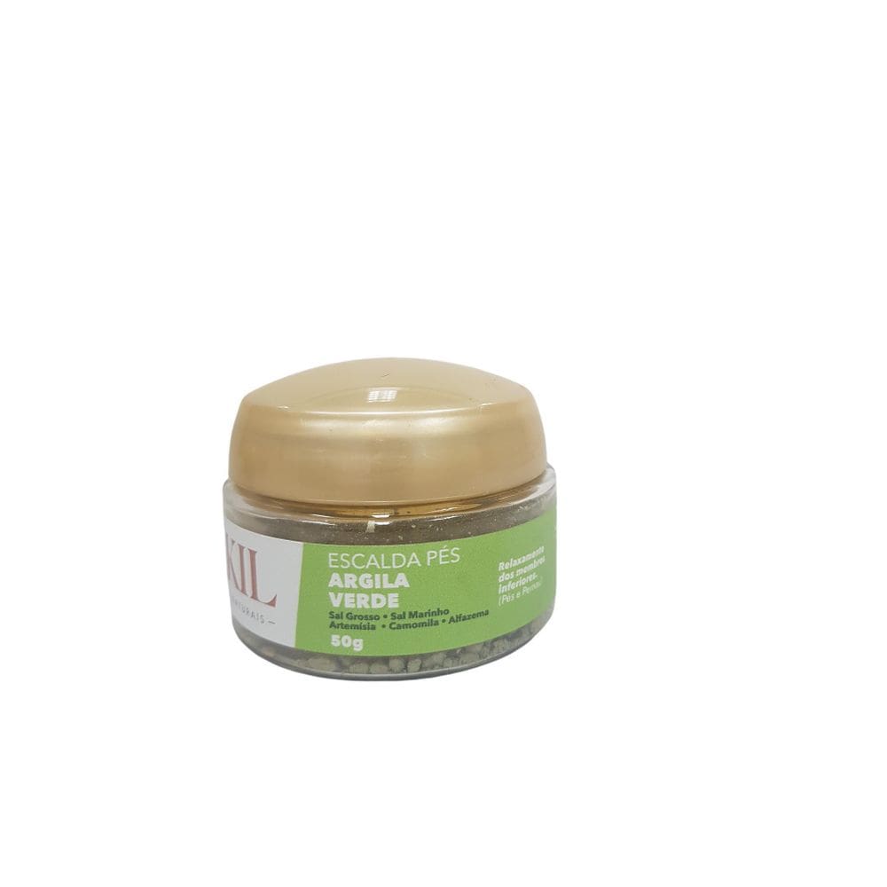 Escalda Pés Argila Verde 50 G