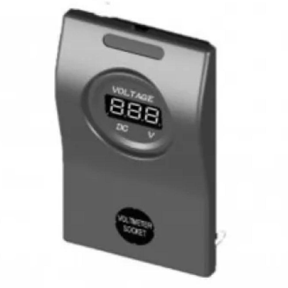 Painel Voltímetro Digital Em Led Automotivo Painel Preto