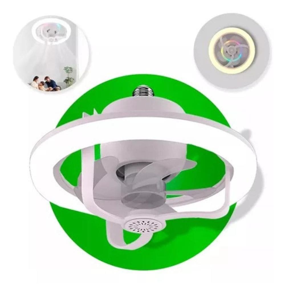 Atmosfera Personalizada: Luminária Ventilador Teto Led 50W