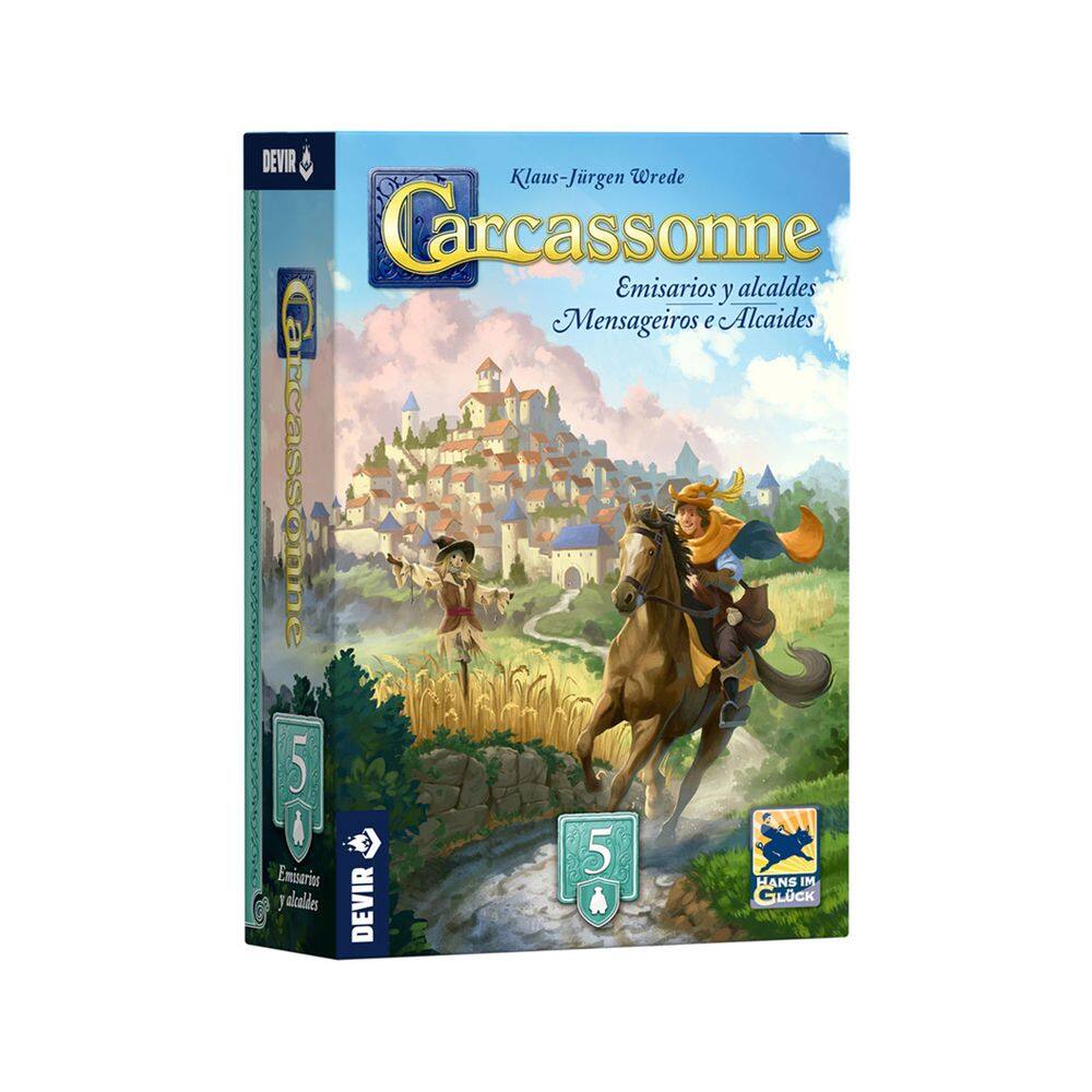 Carcassonne Expansão 5 - Mensageiros e Alcaides (Nova Edição)