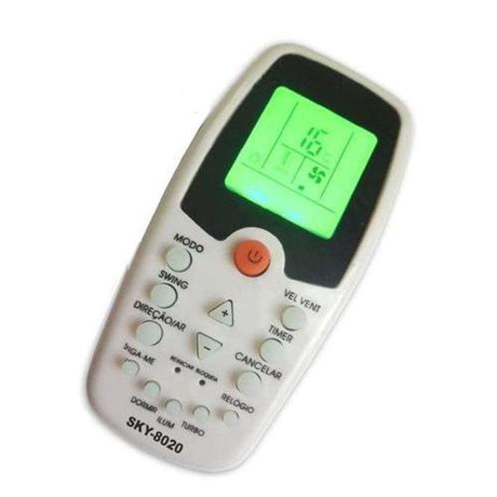 Controle Remoto Ar Komeco Kos-24Qcg2P Kos-30Fcg2P Compatível