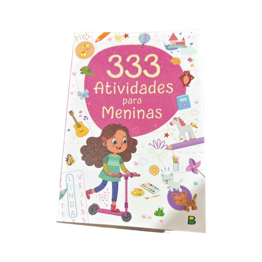 Livro Infantil 333 Atividades Jogos E Desenhos Para Meninas