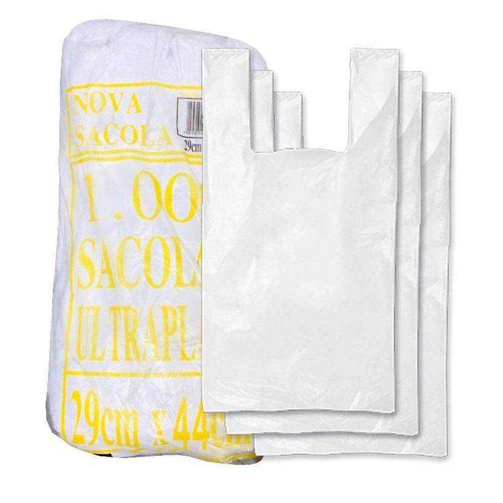 Sacola Plástica Peq. Branca 30X45Cm Altaplast C/6000  6 Pct