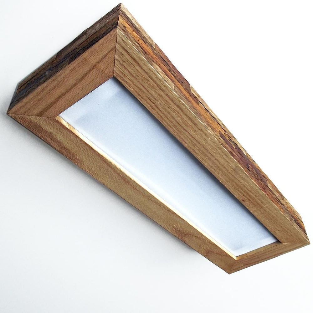 Luminária Lustre Pendente Rústico Madeira Led Lustre 40W