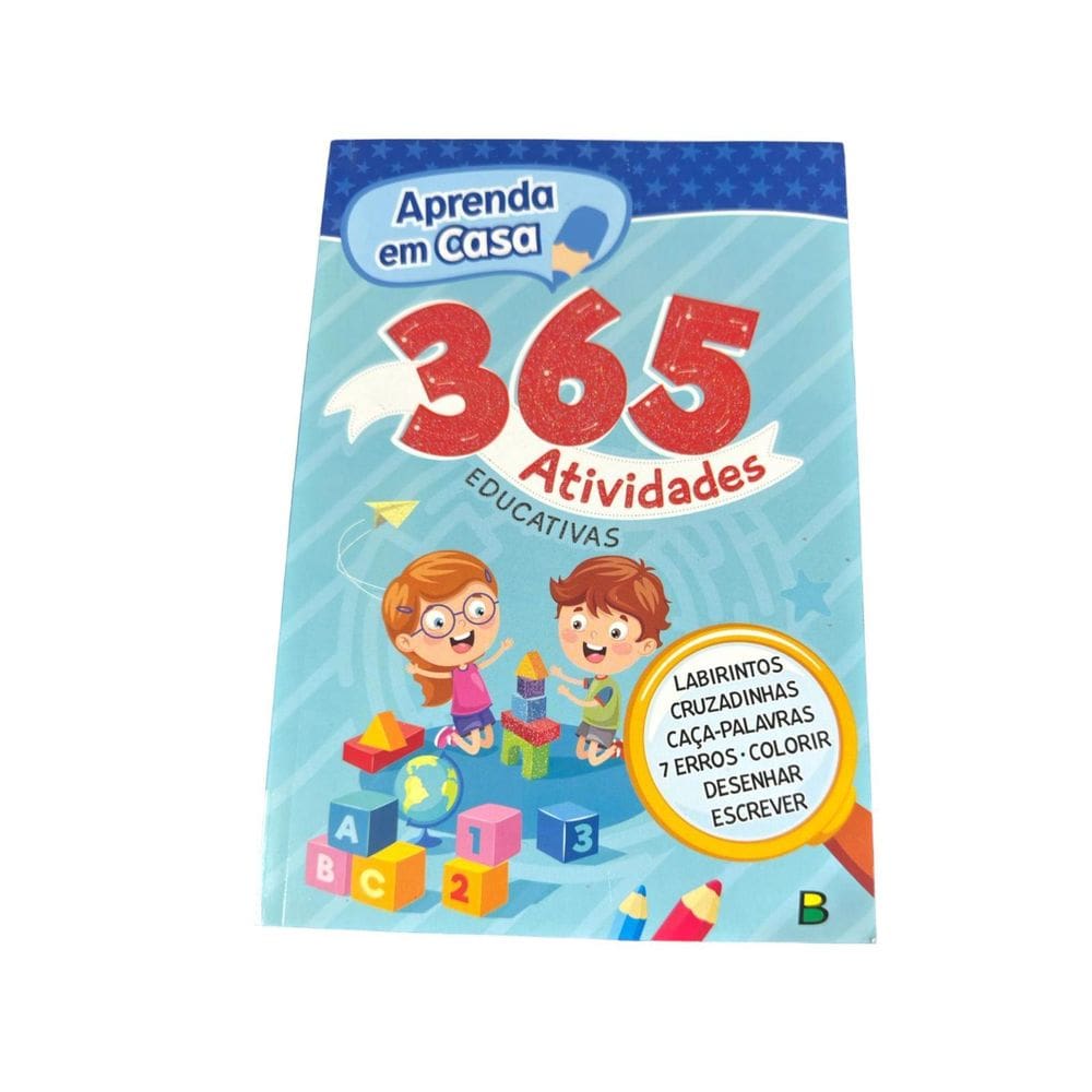 Livro Infantil 365 Atividades Educativas Aprenda Em Casa