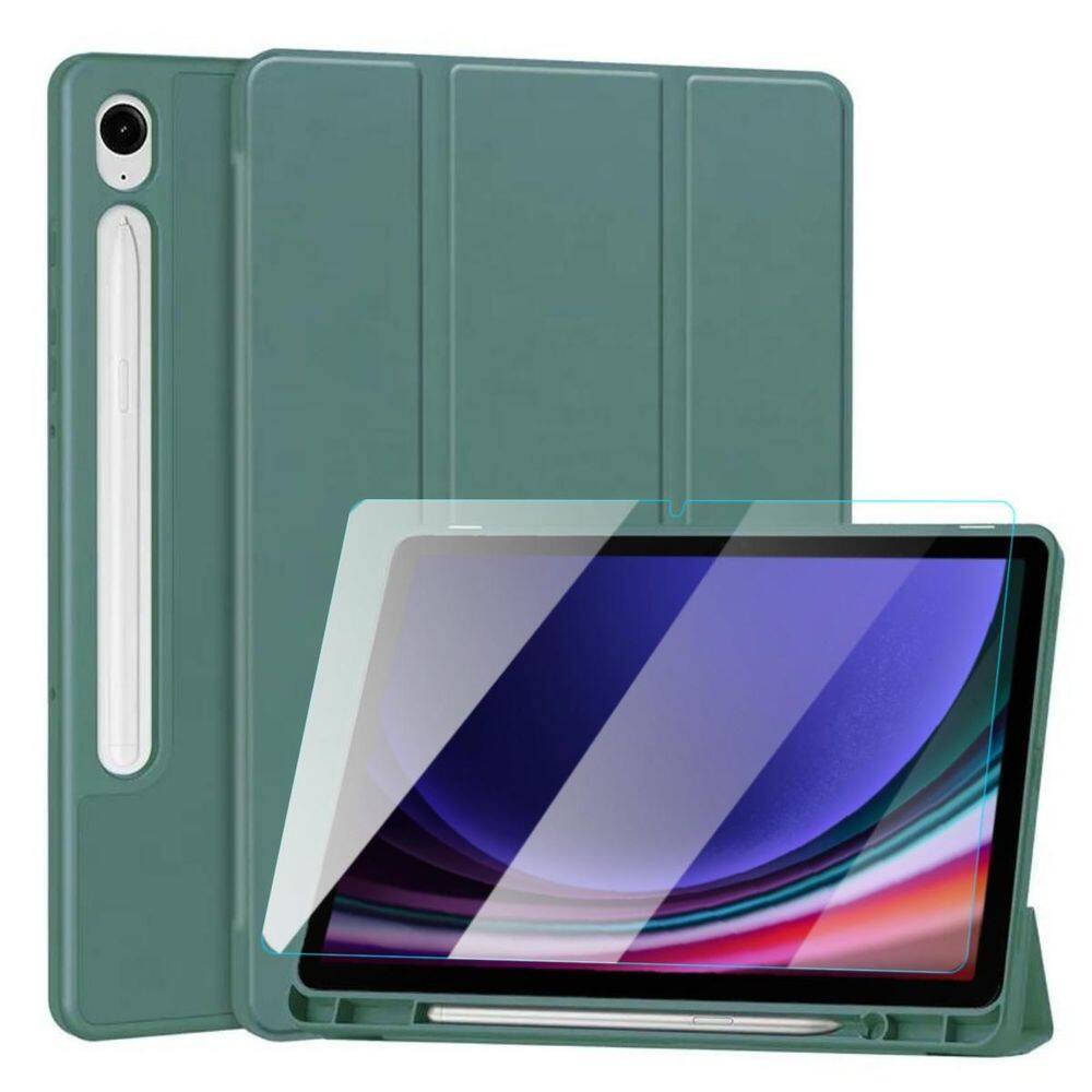 Capa Magnética Para Tablet Samsung S9 11 X710 X716 + Vidro