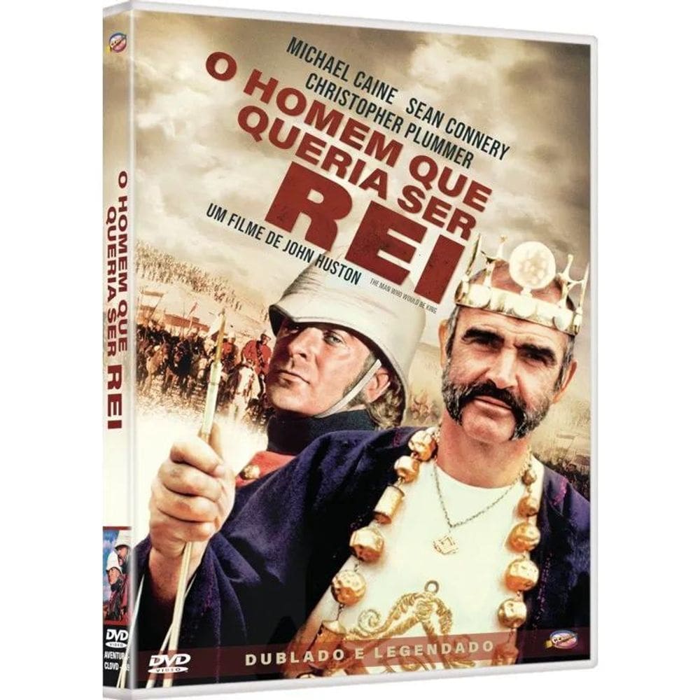 Dvd : O Homem Que Queria Ser Rei - Sean Connery -
