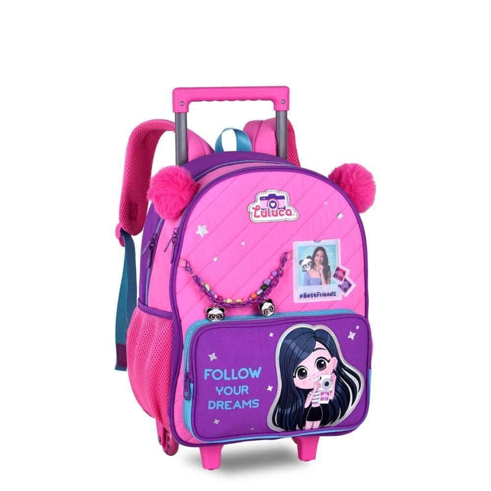 Mochila De Carrinho Escolar Oficial Luluca Lu27416K