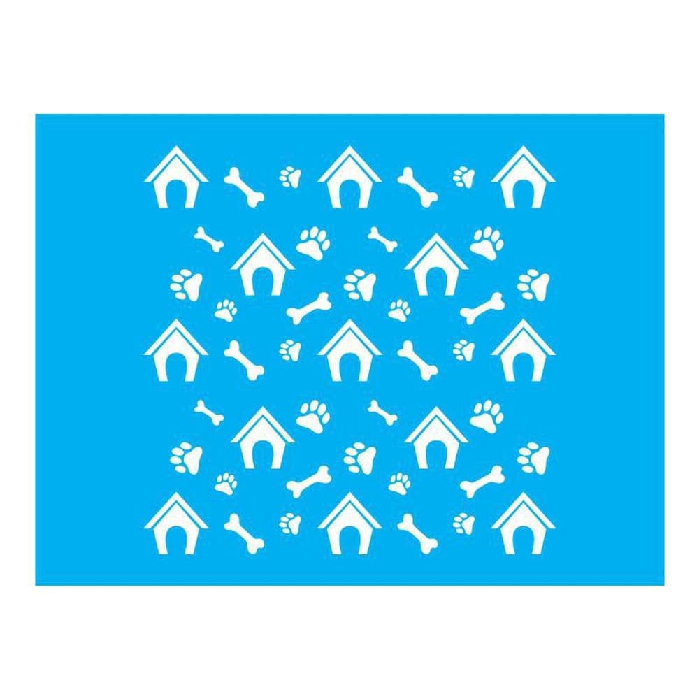 Stencil Tamako Estampa Dog - 15X20Cm - Ref A2891