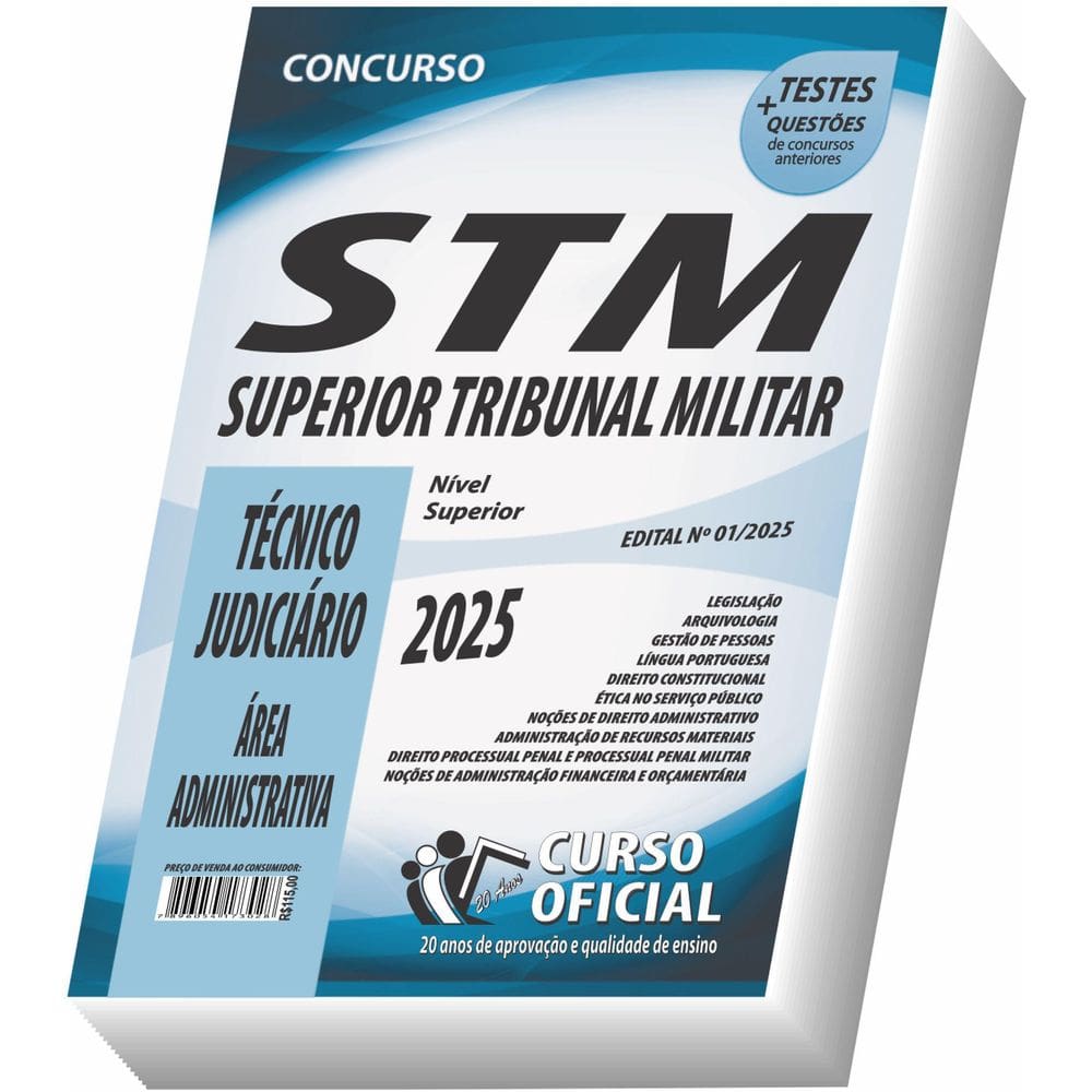 Apostila Stm - Técnico Judiciário - Área Administrativa