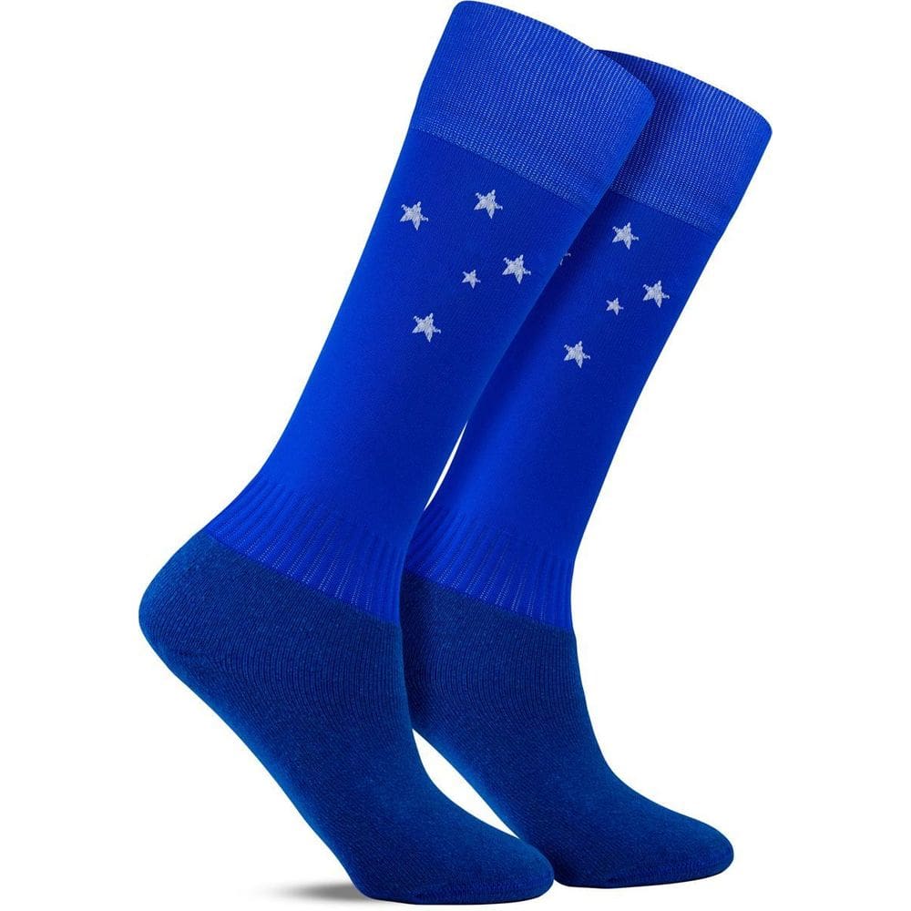 Meião Futebol Salão Campo Society Cruzeiro Infantil Juvenil