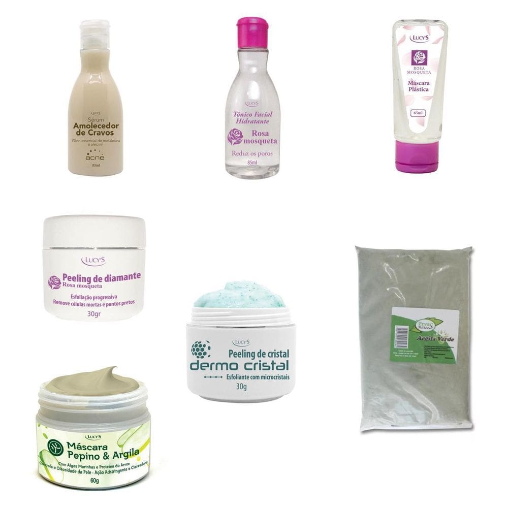 Limpeza De Pele Profunda 7 Produtos