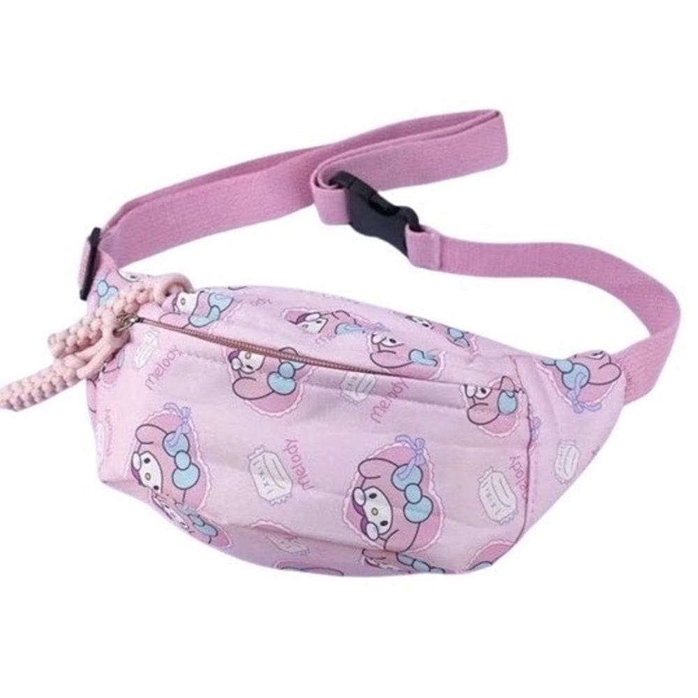 Pochete Hello Kitty Infantil Crianças Mochila Bolsa Escolar
