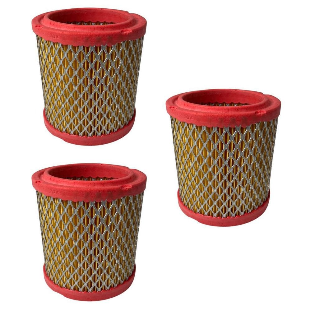 Kit Com 3 Elementos Filtrantes De Ar Compressor 60 Pés