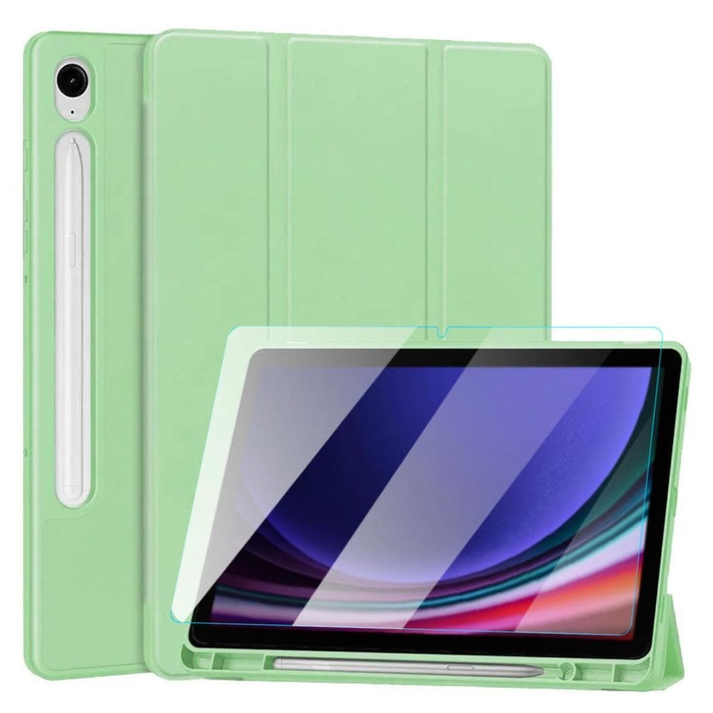 Capa Magnética Para Tablet Samsung S9 11 X710 X716 + Vidro