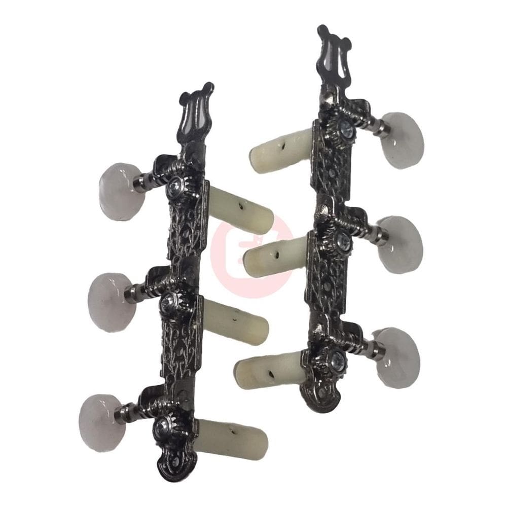 Tarraxa Violão Pino Grosso Cromada Luxo 205 Deval