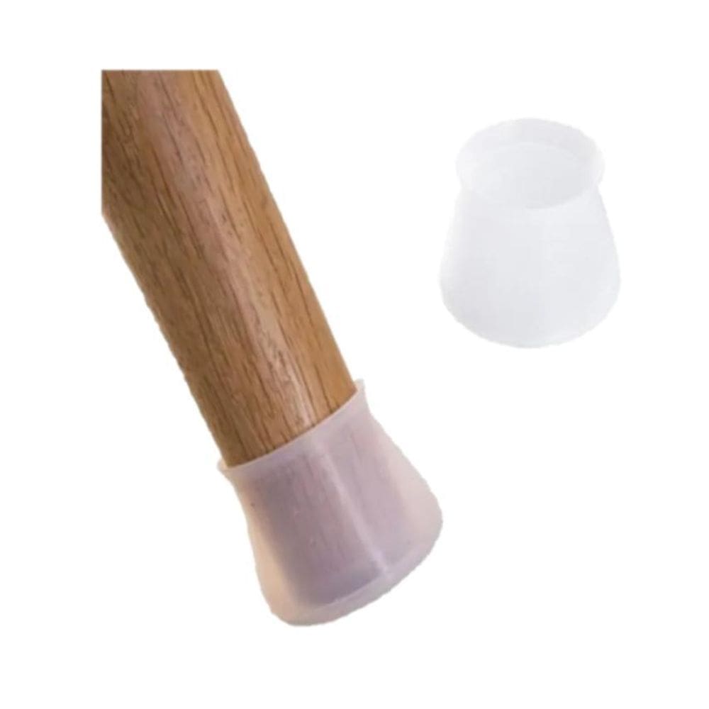 Almofada Para Pé De Cadeira Escitório Kit 8 Peças Silicone