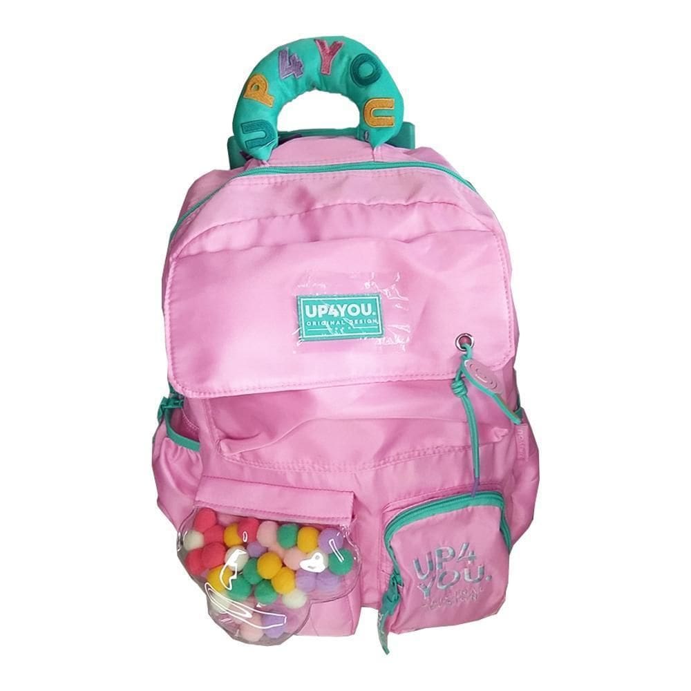 Mochila De Rodinhas Sweet Rosa Up4You - Luxcel