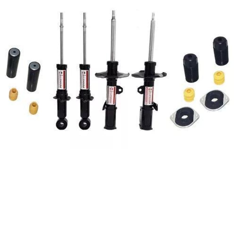 4 Amortecedor + 2 Kit Batente Astra Moderno 1997 Ate 2012