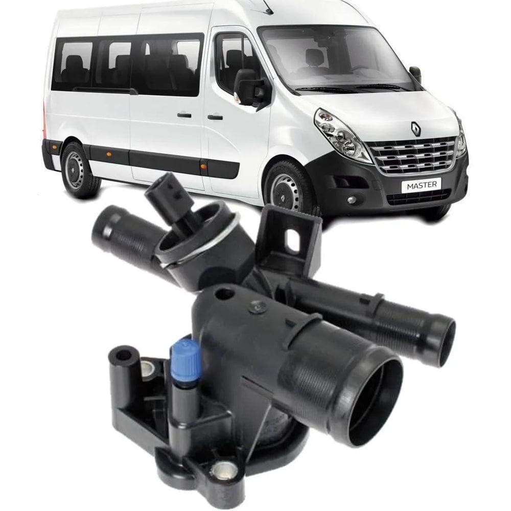 Valvula Termostatica Com Carcaça Master 2.3 Diesel Após 2013