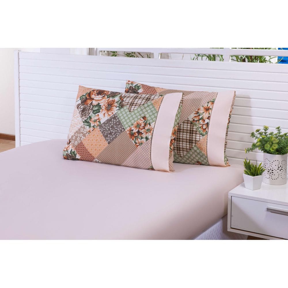 Jogo Lençol 3 Peças Cama Viúva Percal 150 Fios 002