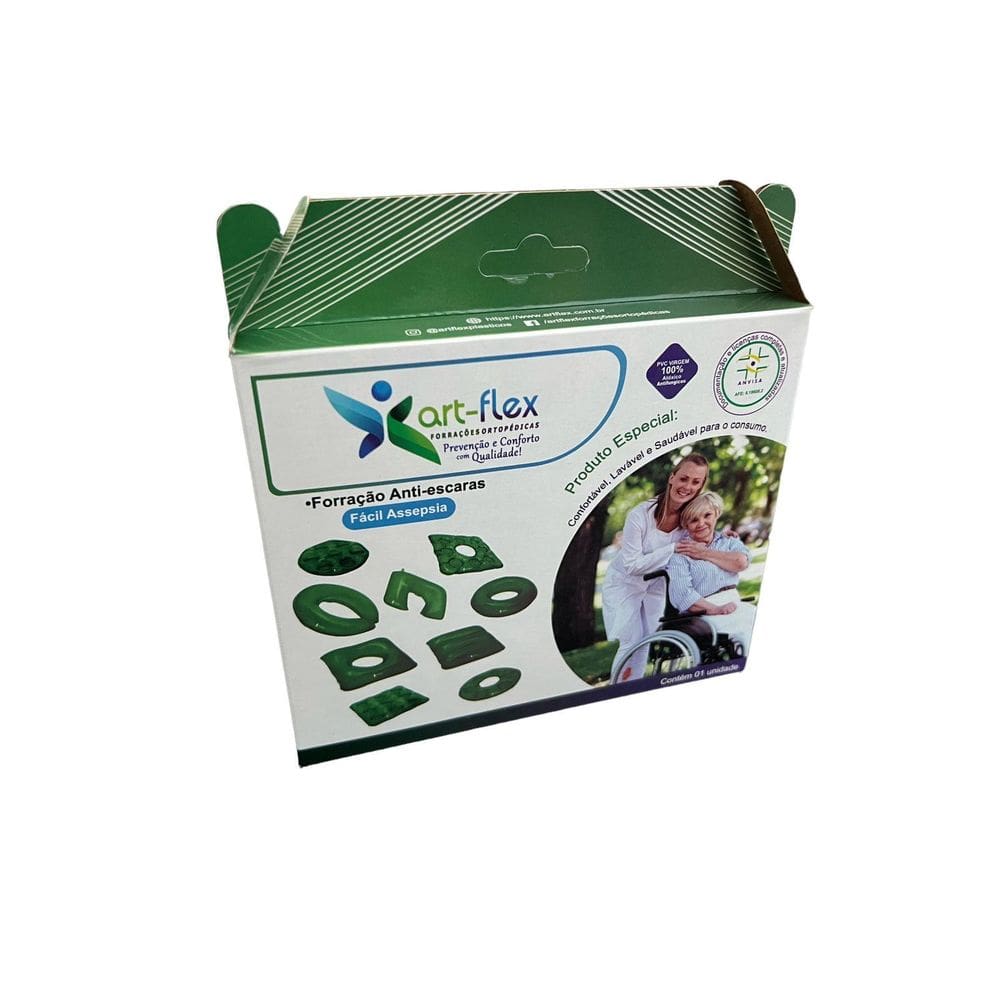 Forração Encosto Inflável Alça Anti Escaras Cadeira Rodas