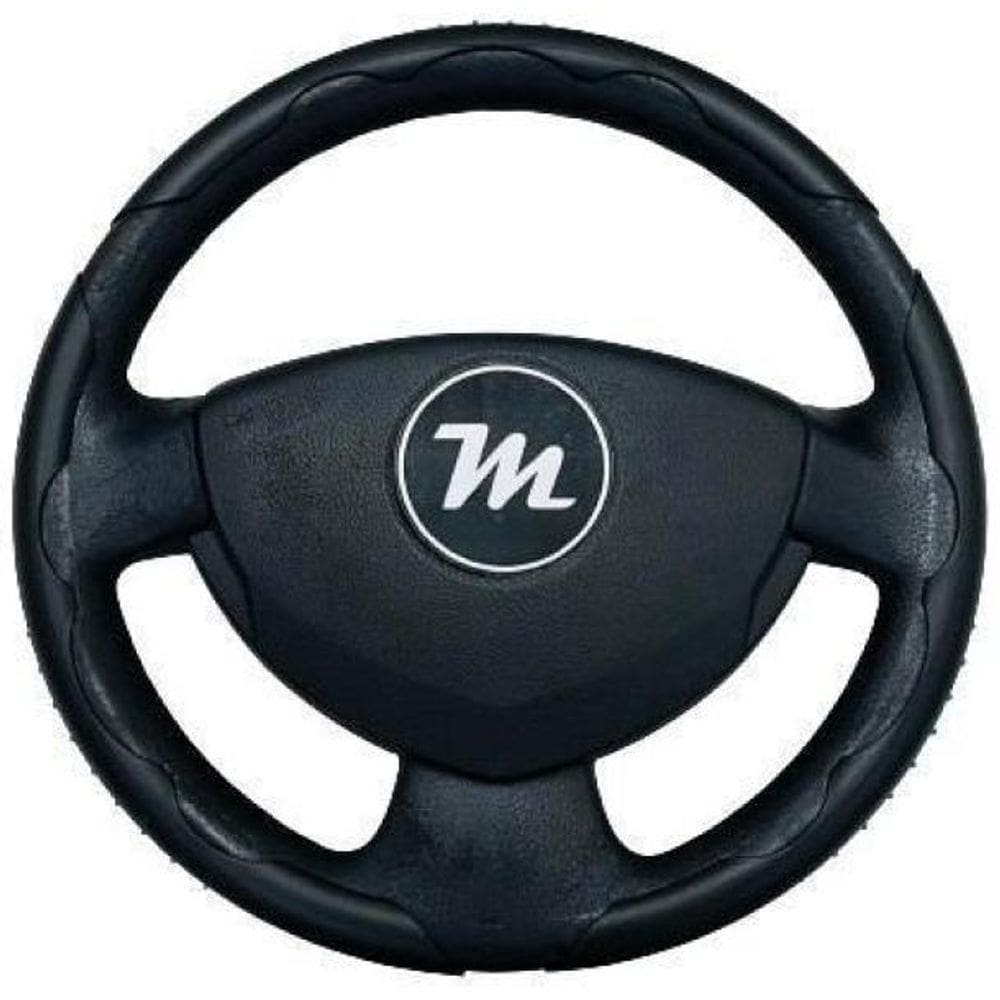 Capa Protetora Para Volante Miollo Preta Com Detalhe Azul