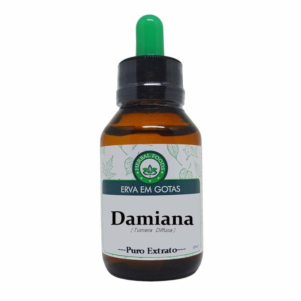 Damiana - Extrato 60ml (tintura Mãe)