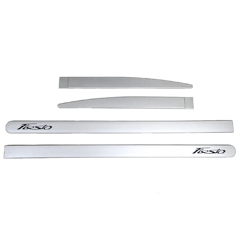 Jogo De Friso Lateral Pintado Prata Dublin New Fiesta