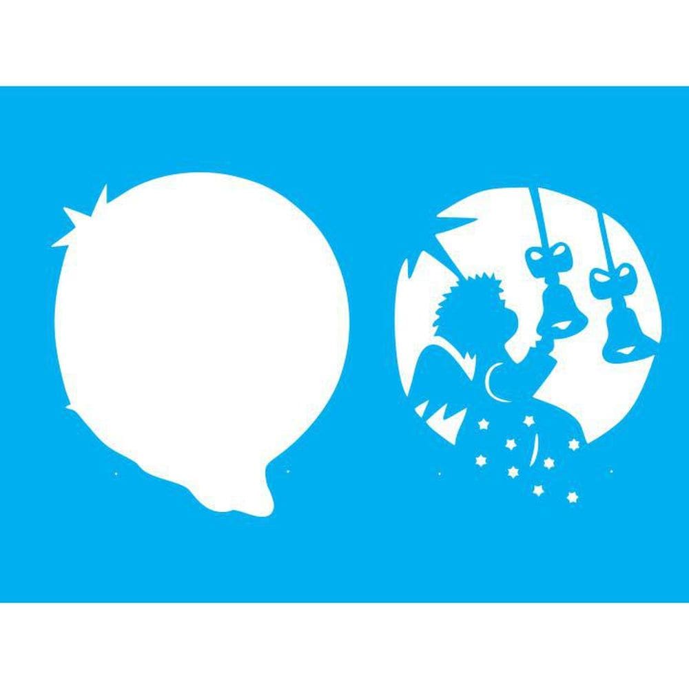 Stencil Tamako Enfeites Natal - 15X20Cm - Ref A2029