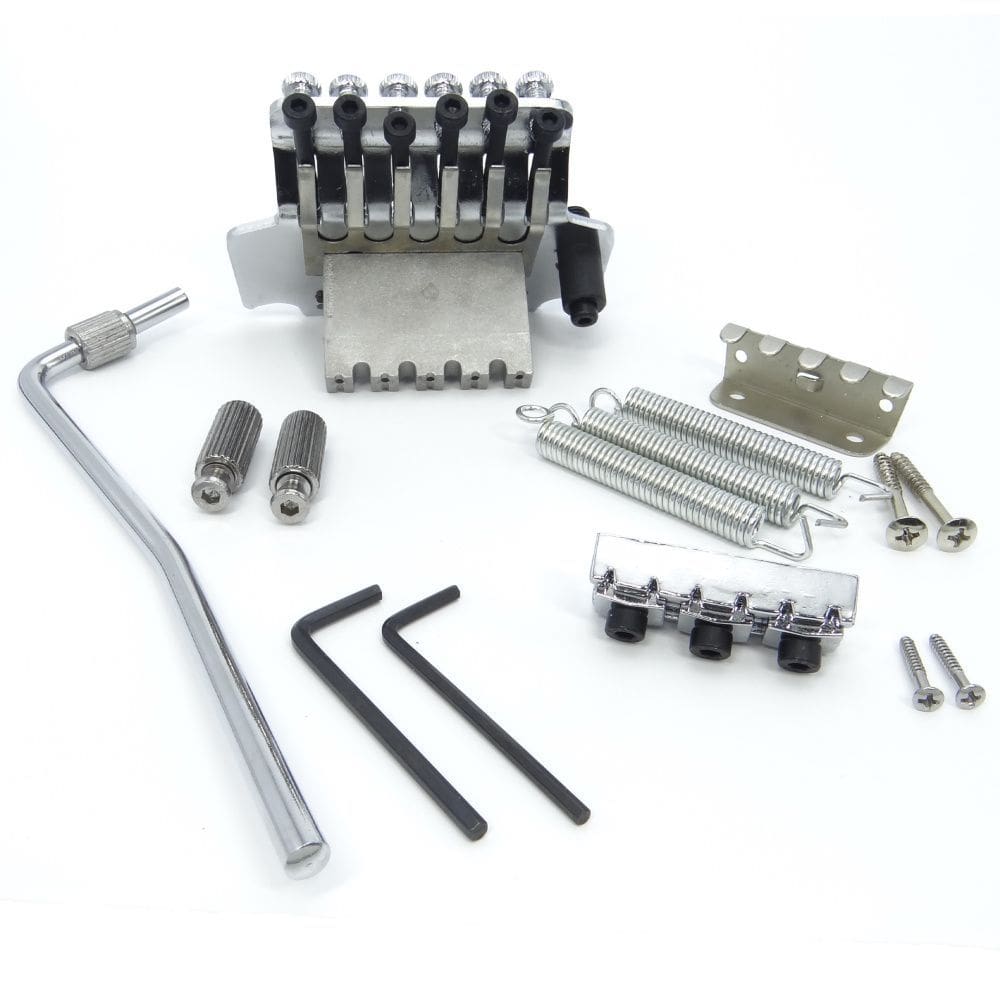 Ponte Floyd Rose Guitarra Cromada Completa Locknut Elephant Ele0380