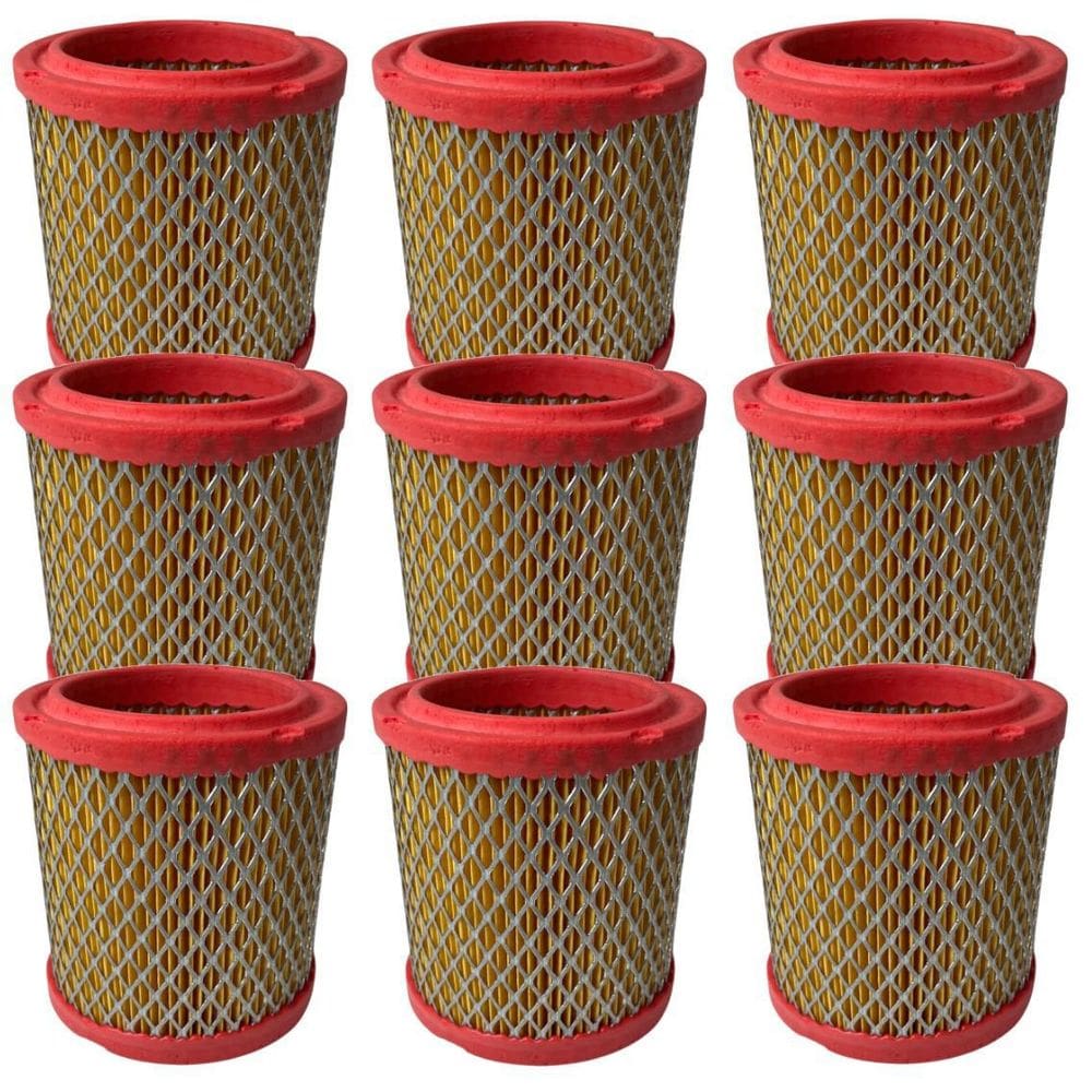 Kit Com 9 Elementos Filtrantes De Ar Compressor 60 Pés