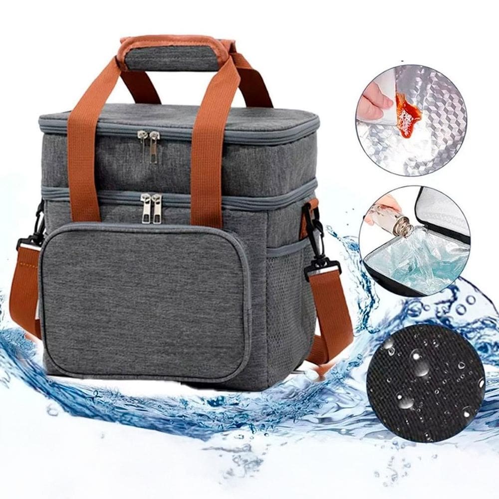 Bolsa Térmica Dobrável Reforçada Compacta Ideal