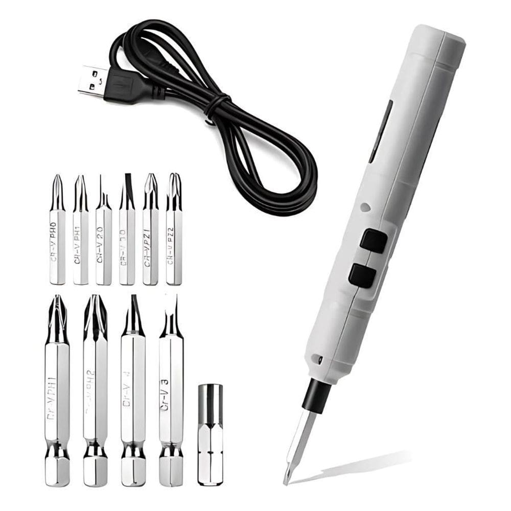 Mini Parafusadeira Com Bits Philips Consertos Domésticos