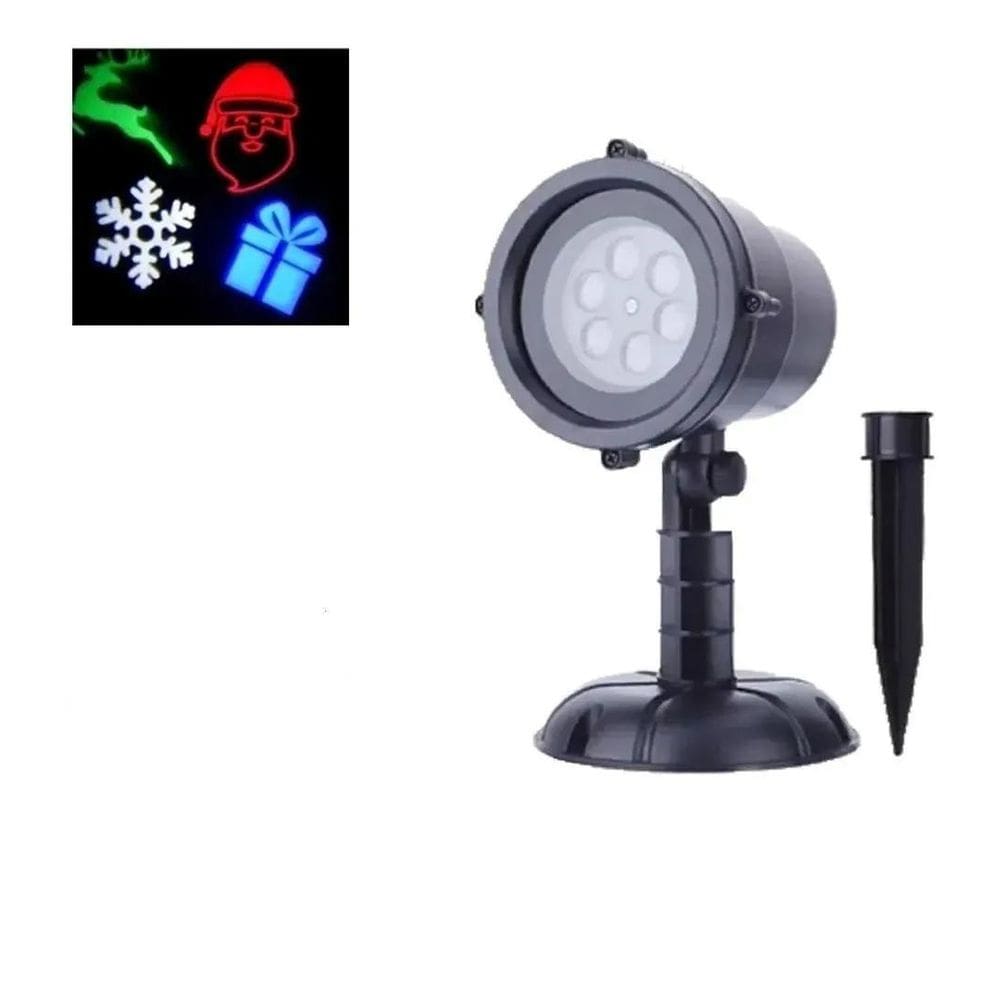 Led Snowflake Lamp Projetor Natalino Luz
