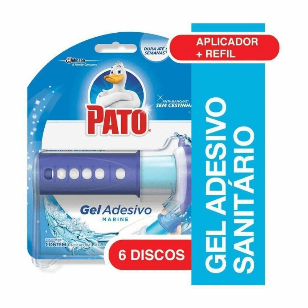 Gel Adesivo Pato Marine 6 Discos Apar