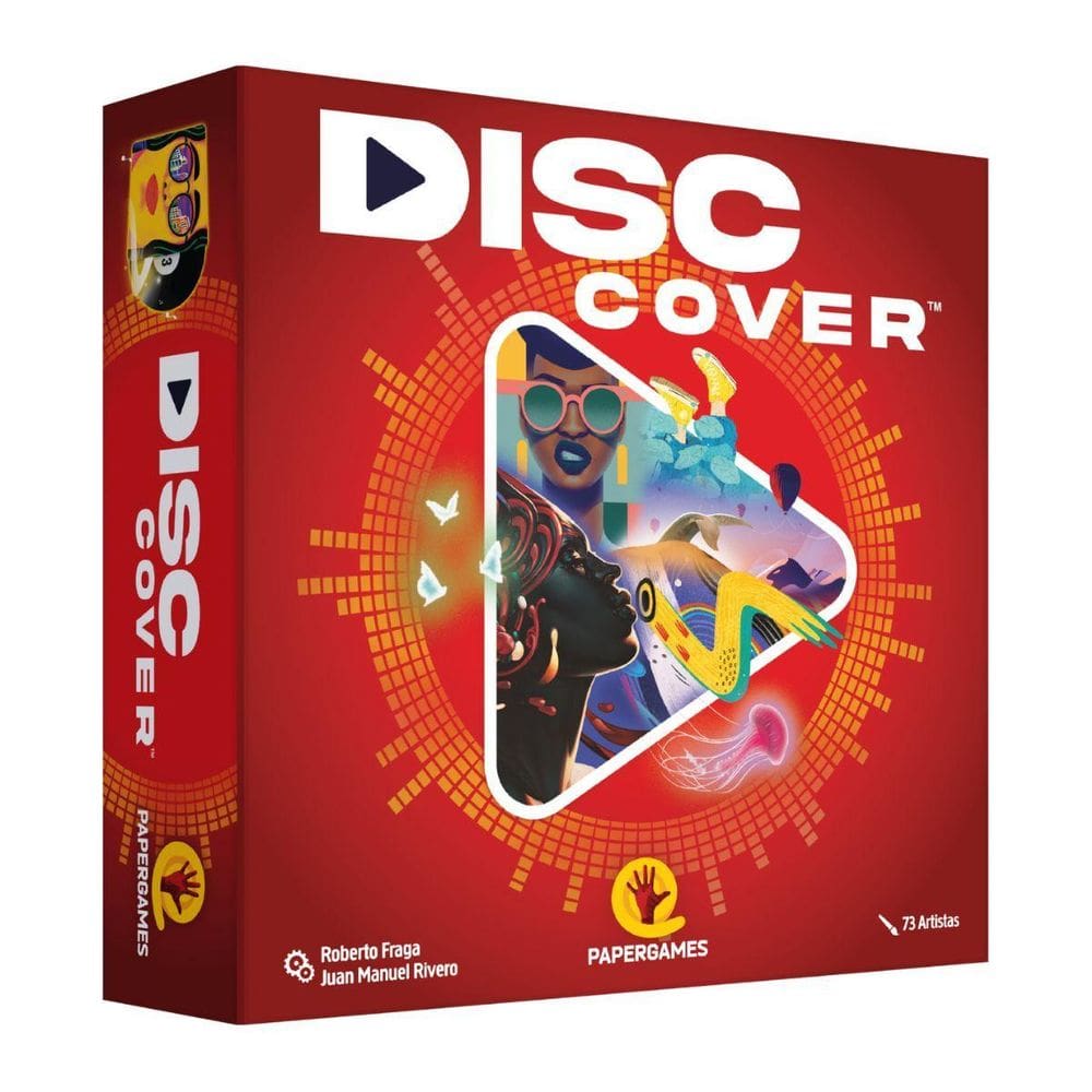 Disc Cover Jogo Música Festa Amigos Cartas Papergames